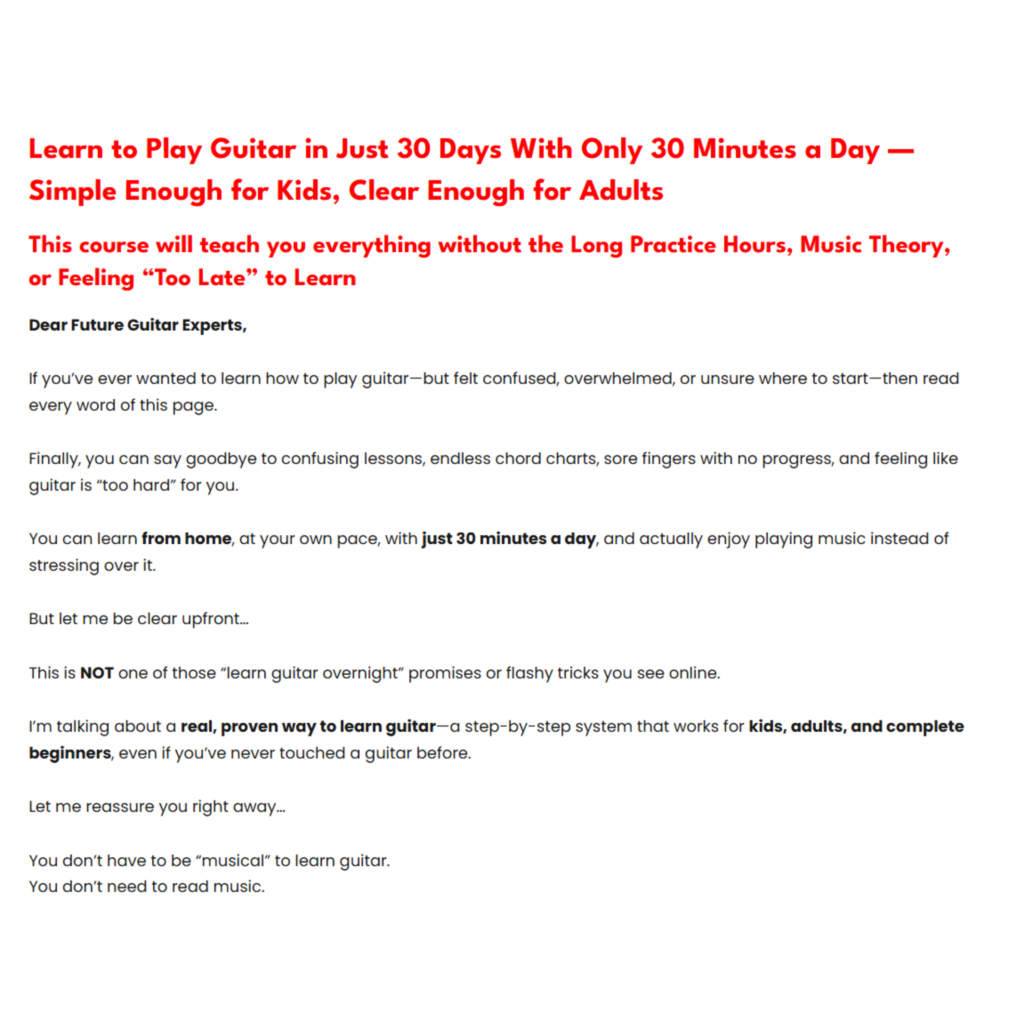 Sales page sample_Dennis Yukot